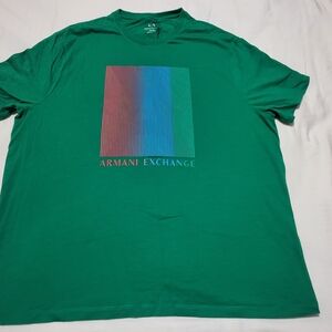Armani Exchange Green Men's T-Shirt